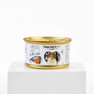 Pate lon Tuna jelly topping Carrot Kings Pet 80g (Cá ngừ topping Cà rốt)